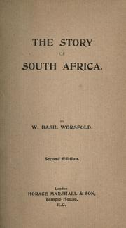 Cover of: The story of South Africa.