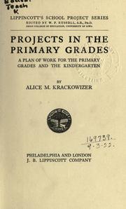 Cover of: ... Projects in the primary grades