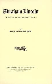 Abraham Lincoln by George William Bell