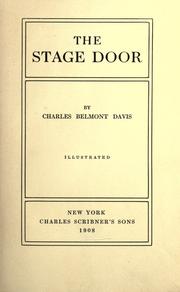 Cover of: The stage door by Charles Belmont Davis