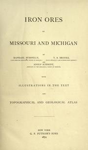 Cover of: Iron ores of Missouri and Michigan