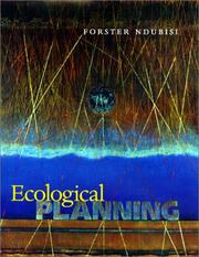 Ecological Planning by Forster Ndubisi