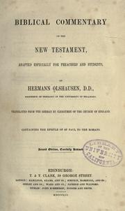 Cover of: Biblical commentary on the New Testament