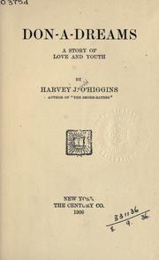 Cover of: Don-a-dreams by Harvey Jerrold O'Higgins, Harvey Jerrold O'Higgins