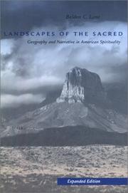 Cover of: Landscapes of the Sacred by Belden C. Lane