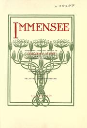 Cover of: Immensee. by Theodor Storm