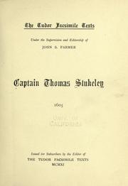 Cover of: Captain Thomas Stukeley.