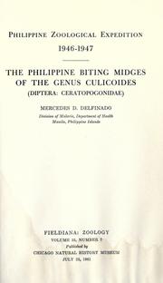 Cover of: The Philippine biting midges of the genus Culicoides (Diptera: Ceratopogonidae)