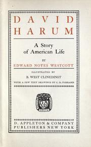 Cover of: David Harum by Edward Noyes Westcott, Edward Noyes Westcott