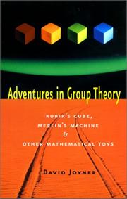 Cover of: Adventures in Group Theory by David Joyner