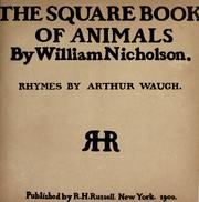 Cover of: The square book of animals