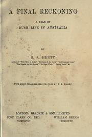 Cover of: A Final Reckoning by G. A. Henty