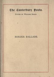 Cover of: Border ballads by edited with introduction and notes by Graham R. Tomson.