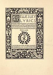 Wellesley lyrics by Cordelia C. Nevers