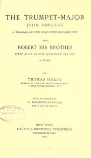Cover of: The trumpet major, John Loveday by Thomas Hardy