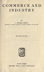 Cover of: Commerce and industry by J. Russell Smith