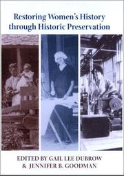 Cover of: Restoring women's history through historic preservation