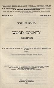 Cover of: Soil survey of Wood County, Wisconsin