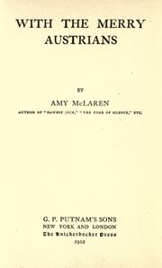 Cover of: With the merry Austrians