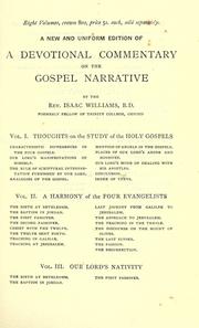Cover of: A harmony of the four evangelists