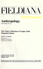 Cover of: The Noice collection of Copper Inuit material culture