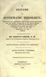 Cover of: An epitome of systematic theology: embracing the definition...