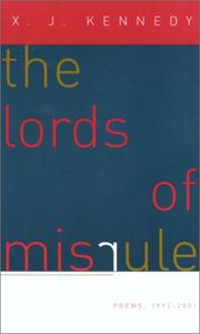 Cover of: The lords of misrule: poems, 1992-2001