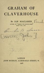 Cover of: Graham of Claverhouse