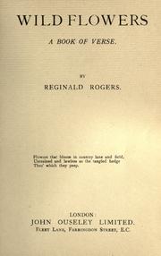 Cover of: Wildflowers by Reginald A. P. Rogers