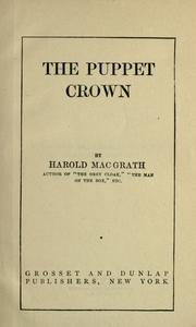 Cover of: The puppet crown by Harold MacGrath