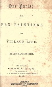 Cover of: Our Parish: or Pen paintings of village life