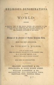 Cover of: Religious denominations of the world by Vincent L. Milner