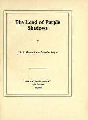 Cover of: The land of purple shadows