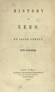 Cover of: History of Nero by Jacob Abbott