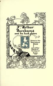 Cover of: F. Arthur Jacobson and his book plates. by Frederick Arthur Jacobson