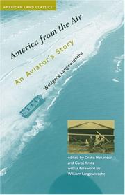 Cover of: Amer ica from the air: an aviator's story