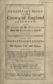 The present constitution, and the Protestant succession vindicated by Willes, John Sir
