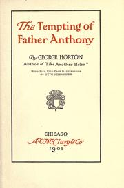 Cover of: The tempting of Father Anthony