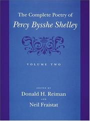 Cover of: The complete poetry of Percy Bysshe Shelley