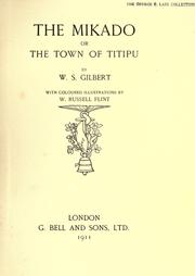 Cover of: The Mikado; or, The town of Titipu