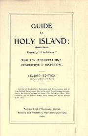 Cover of: Guide to Holy Island: and its associations: discriptive & historical.