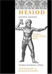 Cover of: Theogony ; Works and days ; Shield by Hesiod