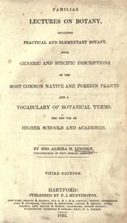 Familiar lectures on botany by Almira (Hart) Lincoln Phelps
