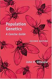 Cover of: Population Genetics by John H. Gillespie