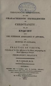 A theological disquisition by T. Cogan