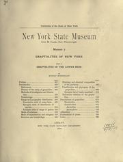 Graptolites of New York by Rudolf Ruedemann