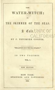 Cover of: The Water-witch by James Fenimore Cooper