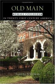 Cover of: Old Main: Small Colleges in Twenty-First Century America