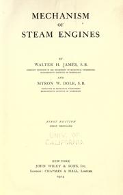 Mechanism of steam engines by Walter Herman James