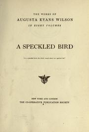 Cover of: A speckled bird